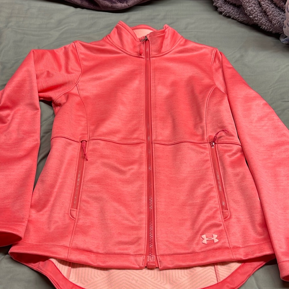 Ua Infared Coldgear Zip Jacket Small Euc - image 1